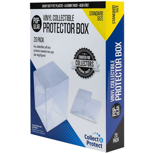 Standard Sized Heavy Duty Vinyl Collectible Collapsible Protector Box