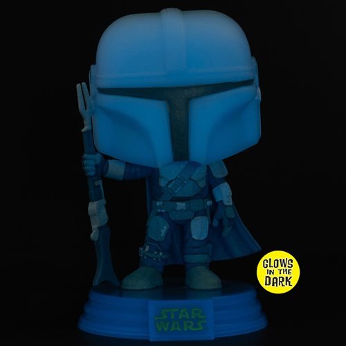 Star Wars: The Mandalorian Hologram GID Pop! Vinyl Figure - Entertainment Earth Exclusive