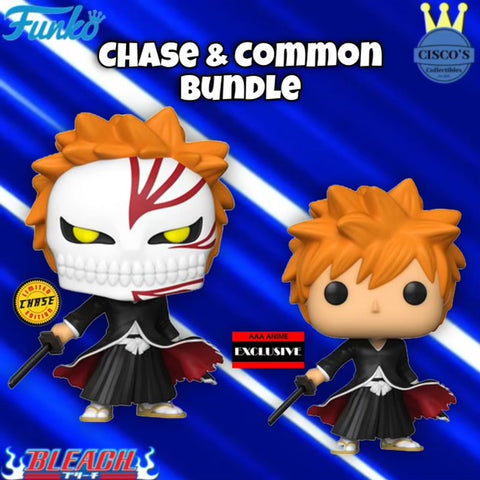 Bleach Ichigo Pop! Vinyl Figure - AAA Anime Exclusive CHASE BUNDLE