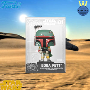 Star Wars Boba Fett Die-Cast Pop! - Funko Shop Exclusive