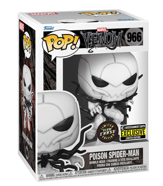 Venom Poison Spider-Man Pop! Vinyl Figure - Entertainment Earth Exclusive Chase Bundle