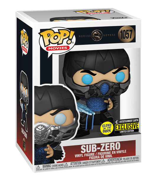 Mortal Kombat Sub-Zero GITD Pop! Vinyl Figure - Entertainment Earth Exclusive
