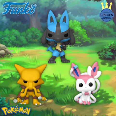 Pokemon Wave 9 Set of 3 Pop! Vinyl Figures PRE-ORDER