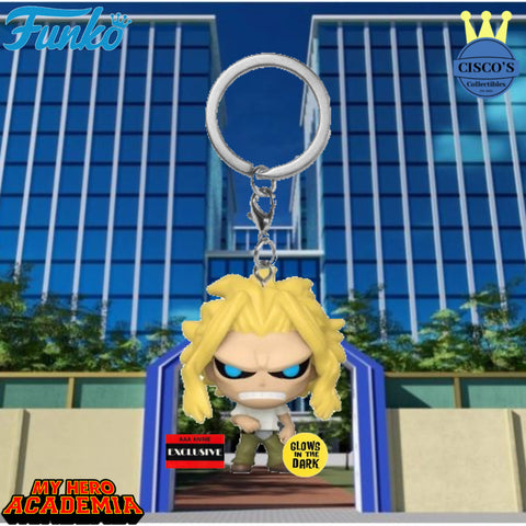 My Hero Academia All Might Weakened Glow-in-the-Dark Pocket Pop! Vinyl Figure - AAA Anime Exclusive