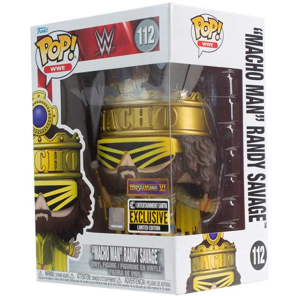 WWE King Macho Man Metallic Pop! Vinyl Figure - Entertainment Earth Exclusive