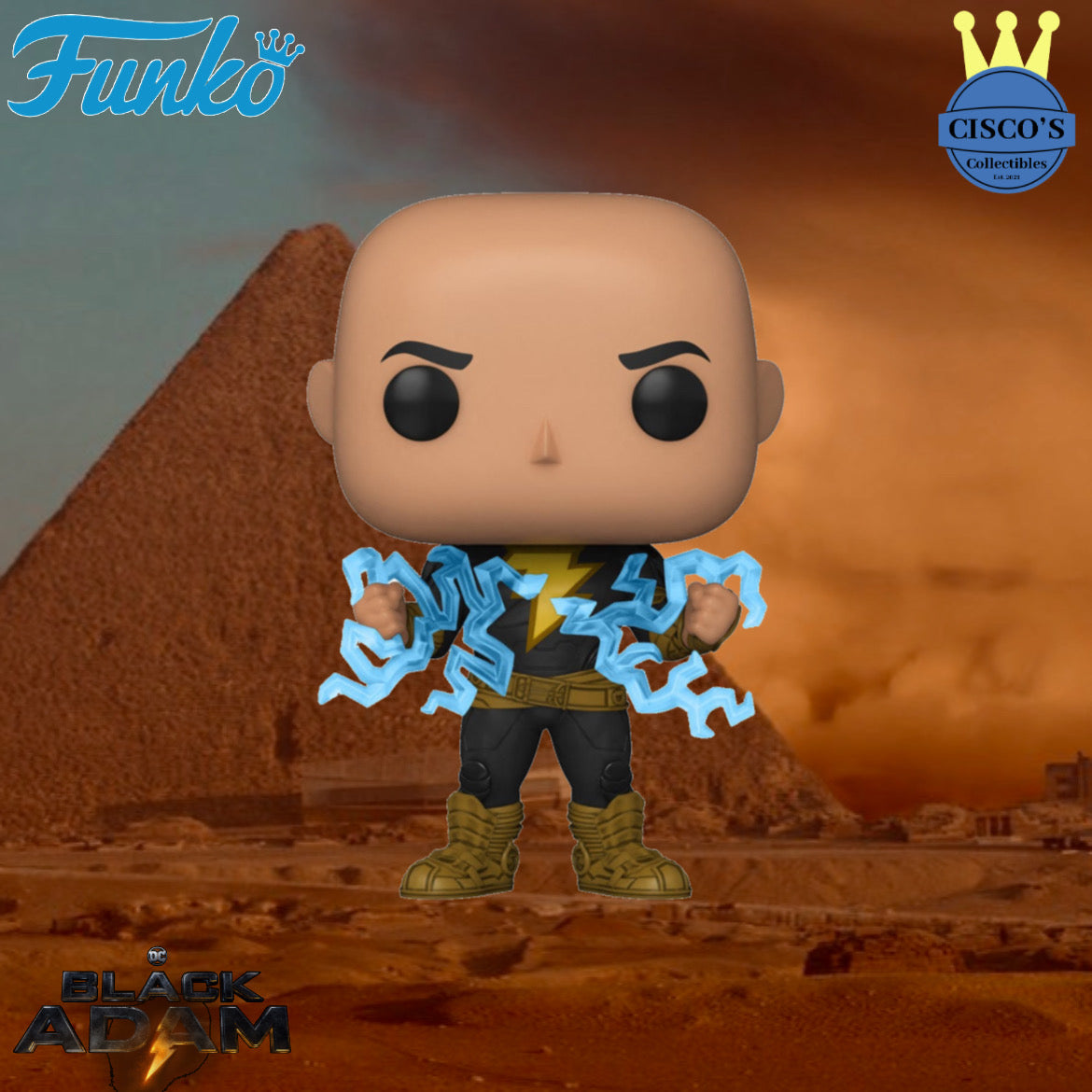 Black Adam (Lightning) Pop! Vinyl Figure COMMON PRE-ORDER