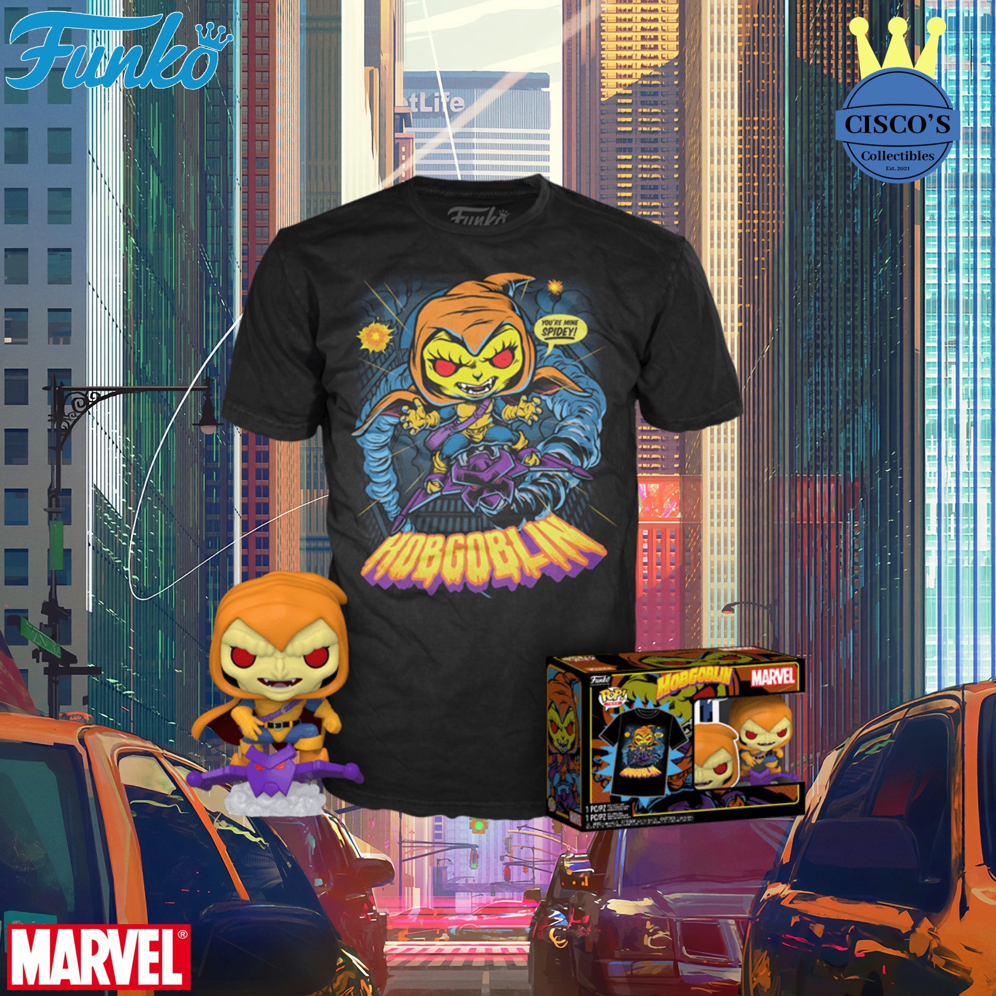Marvel Spider-Man Hobgoblin Pop! Vinyl Figure & XXL Tee - Target Exclusive