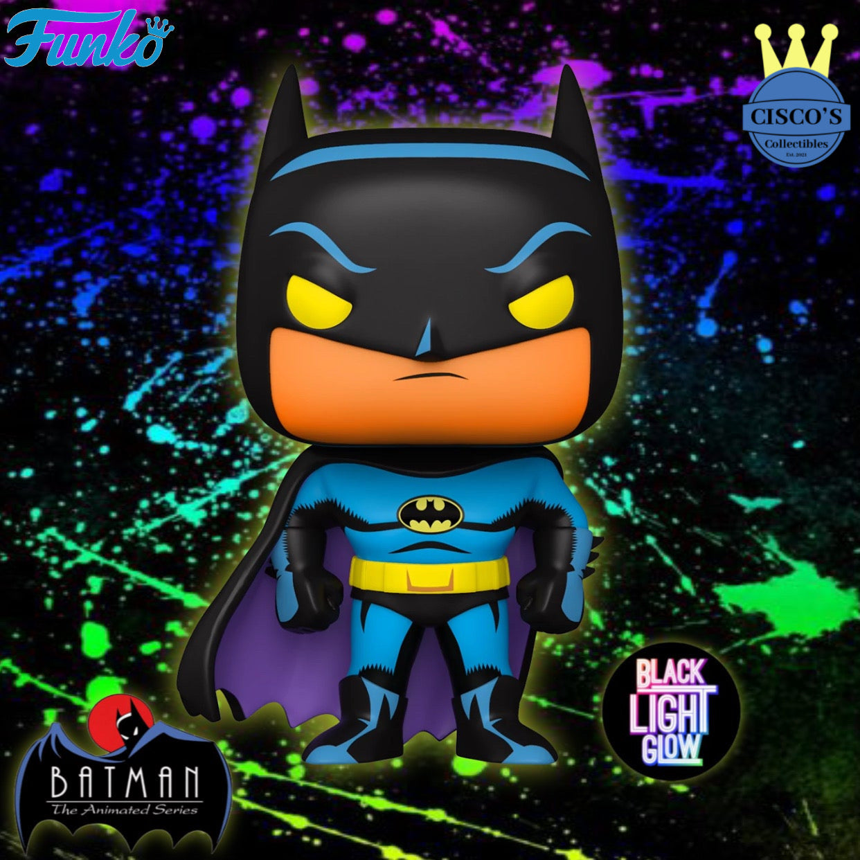 DC Comics Batman (Black Light) Pop! Vinyl Figure - Hot Topic Exclusive
