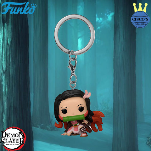 Demon Slayer: Nezuko Kamado Pocket Pop! Vinyl Keychain - Box Lunch Exclusive