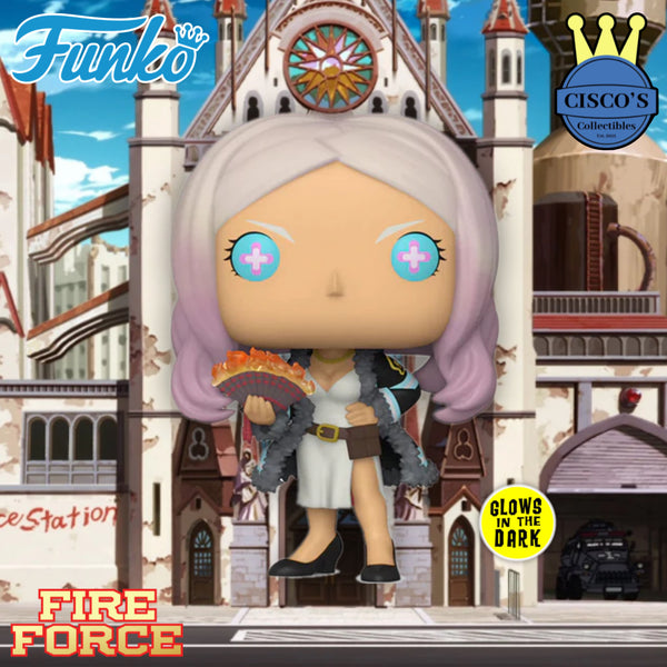 Damaged Fire Force Princess Hibana Glow-In-The-Dark Pop! Vinyl Figure - Funimation Exclusive