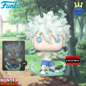Hunter x Hunter Killua Zoldyck Godspeed Pop! Vinyl Figure - AAA Anime Exclusive Chase Bundle
