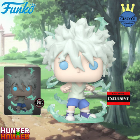 Hunter x Hunter Killua Zoldyck Godspeed Pop! Vinyl Figure - AAA Anime Exclusive Chase Bundle