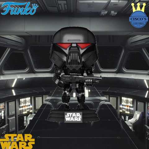 Star Wars: The Mandalorian Dark Trooper (Battle) Pop! Vinyl Figure