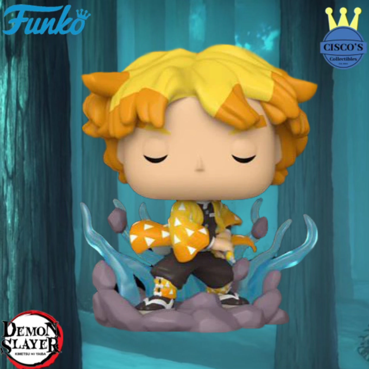 Zenitsu Agatsuma Pop! Vinyl Figure - Funimation Exclusive