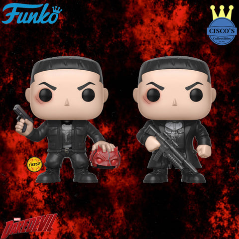 Daredevil Punisher Pop! Vinyl Figure (CHASE BUNDLE) PRE-ORDER