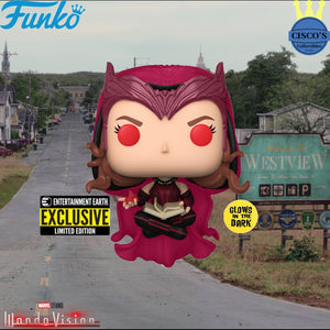 Wandavision Scarlet Witch GITD Pop! Vinyl Figure - EE Exclusive