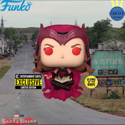 Wandavision Scarlet Witch GITD Pop! Vinyl Figure - EE Exclusive