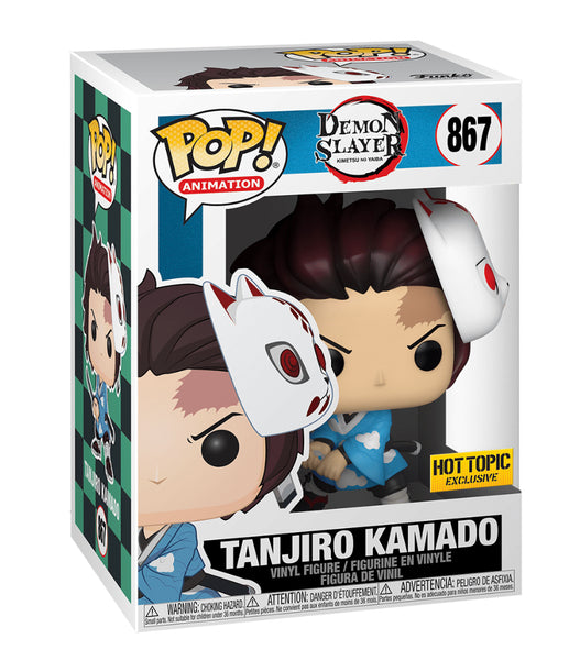 Demon Slayer Tanjiro Kamado with Mask Pop! Vinyl Figure - Hot Topic Exclusive