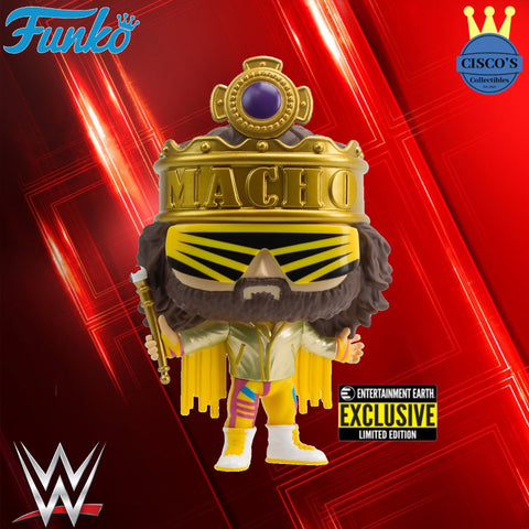 WWE King Macho Man Metallic Pop! Vinyl Figure - Entertainment Earth Exclusive