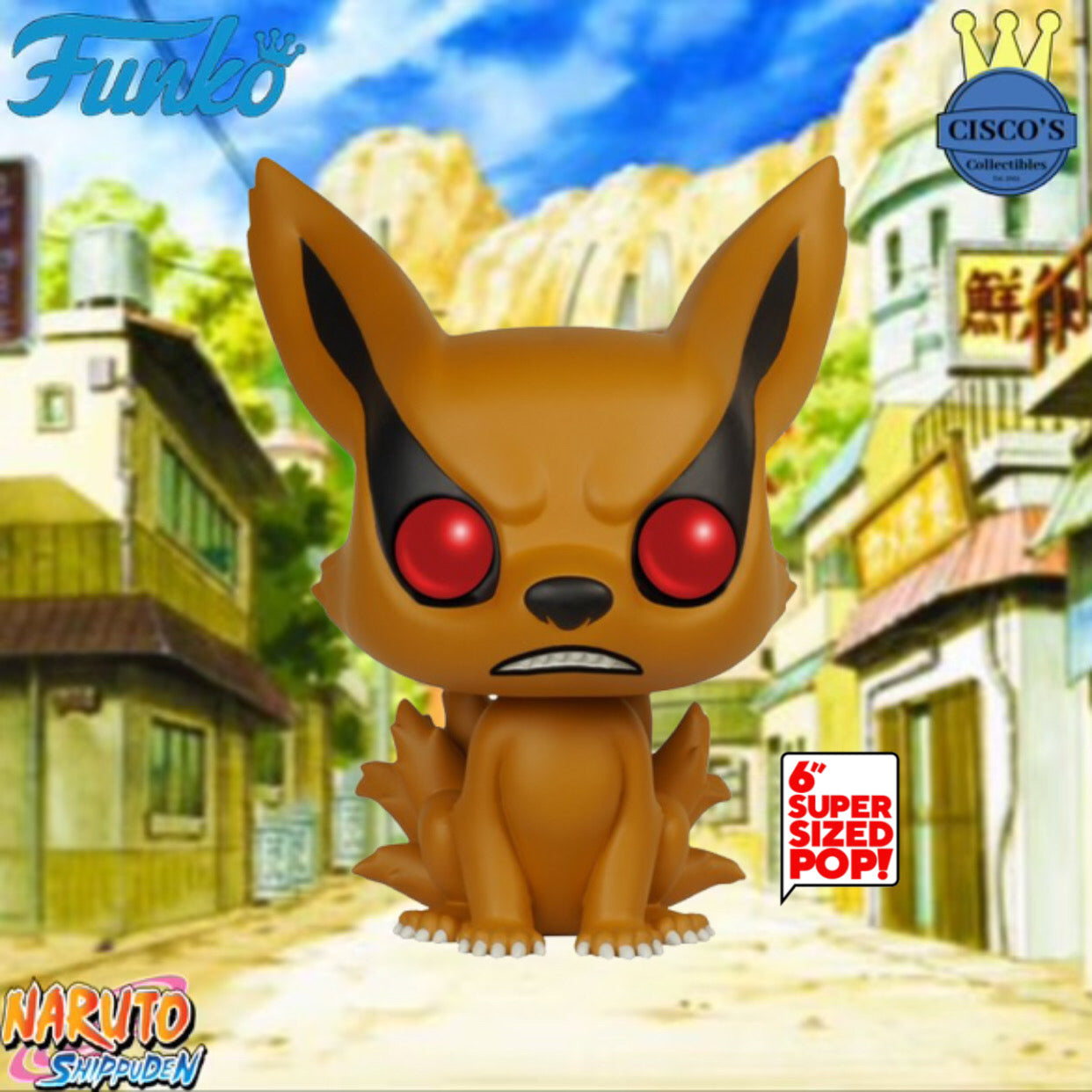Naruto Kurama 6-Inch Pop! Vinyl Figure PRE-ORDER