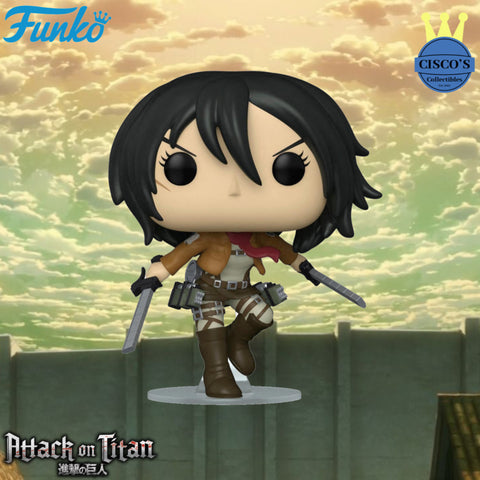 Attack on Titan Mikasa Ackerman with Swords Pop! Vinyl Figure PRE-ORDER
