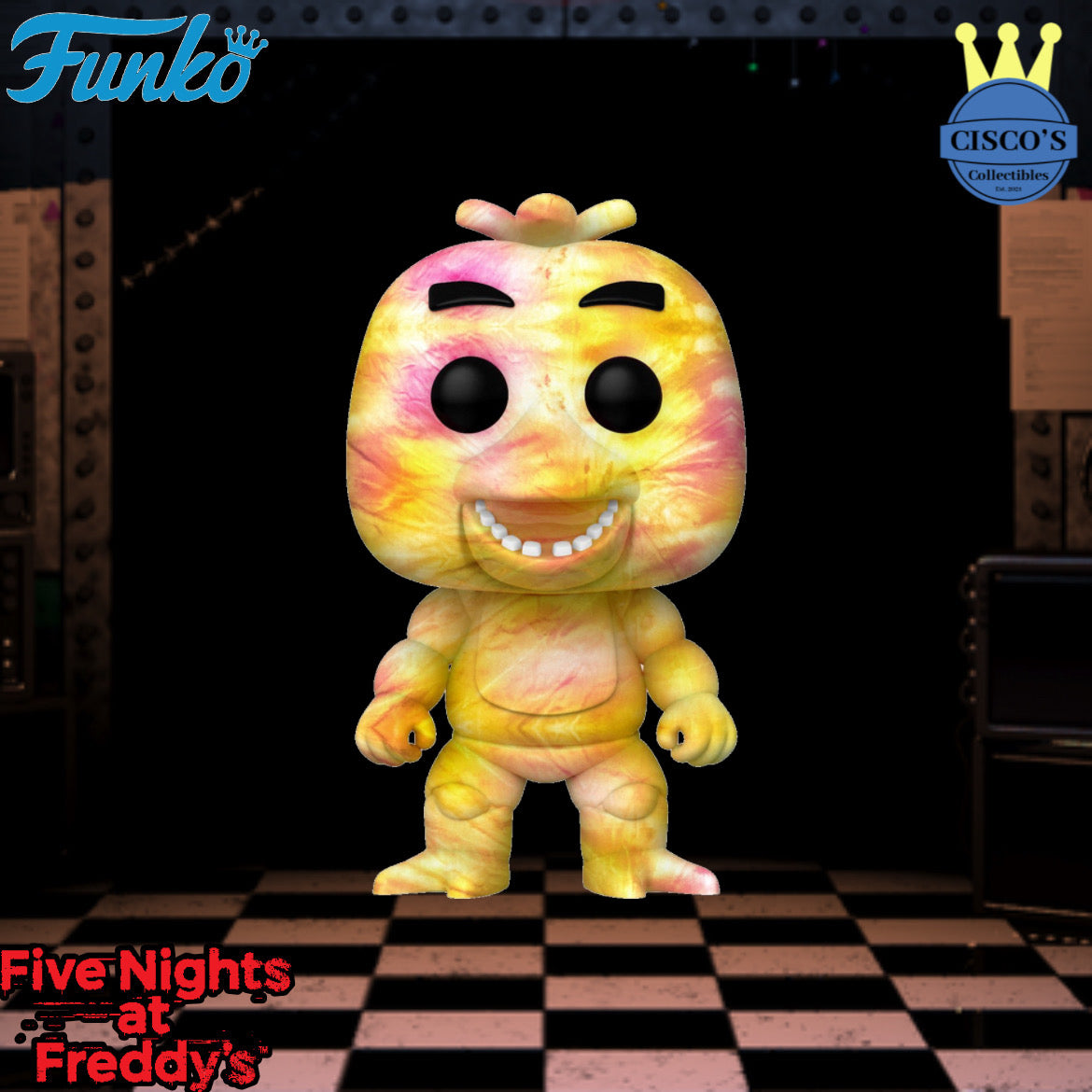 Five Nights at Freddy's: Tie-Dye Chica Pop! Vinyl Figure PRE-ORDER