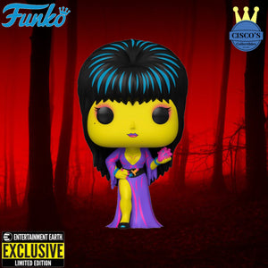 Elvira Black Light Pop! Vinyl Figure - Entertainment Earth Exclusive PRE-ORDER