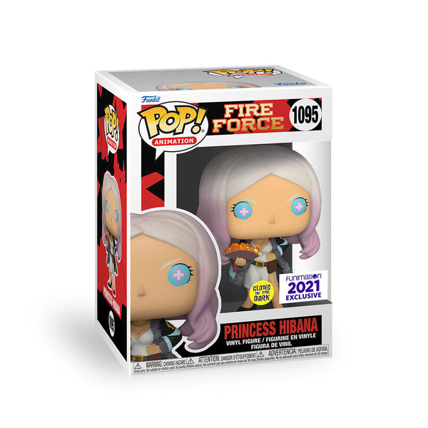 Damaged Fire Force Princess Hibana Glow-In-The-Dark Pop! Vinyl Figure - Funimation Exclusive