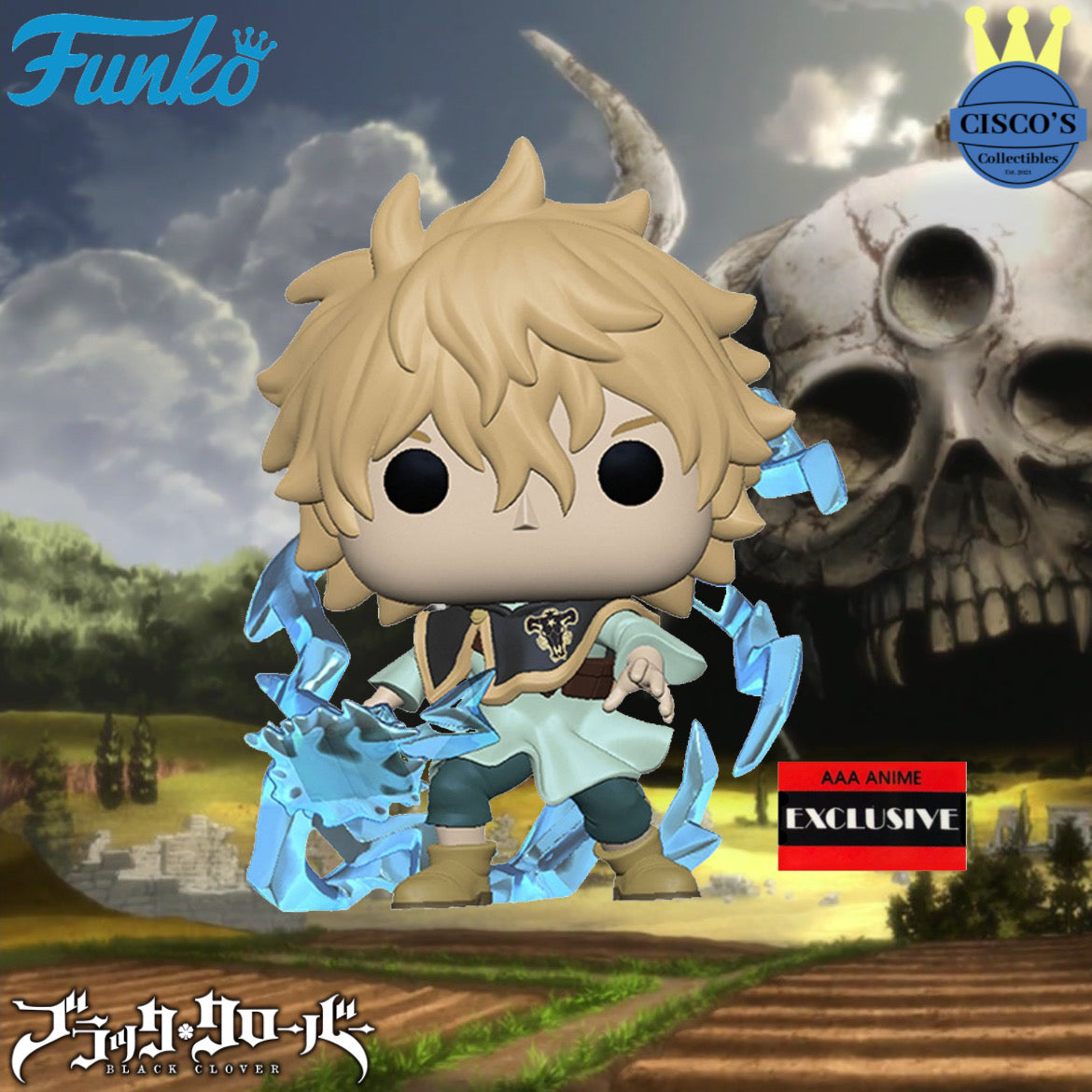 Black Clover: Luck Voltia Pop! Vinyl Figure - AAA Anime Exclusive Common Only PRE-ORDER