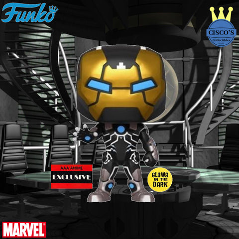 Marvel Iron Man (Model 39) Glow-in-the-Dark Pop! Vinyl Figure - AAA Anime Exclusive