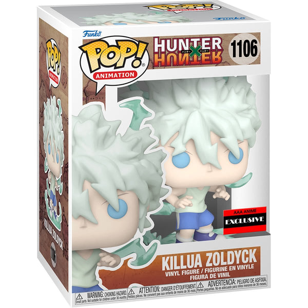 Hunter x Hunter Killua Zoldyck Godspeed Pop! Vinyl Figure - AAA Anime Exclusive Chase Bundle