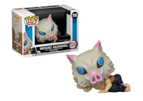 Demon Slayer: Inosuke Hashibira (Lounging) Pop! Vinyl Figure - Boxlunch Exclusive