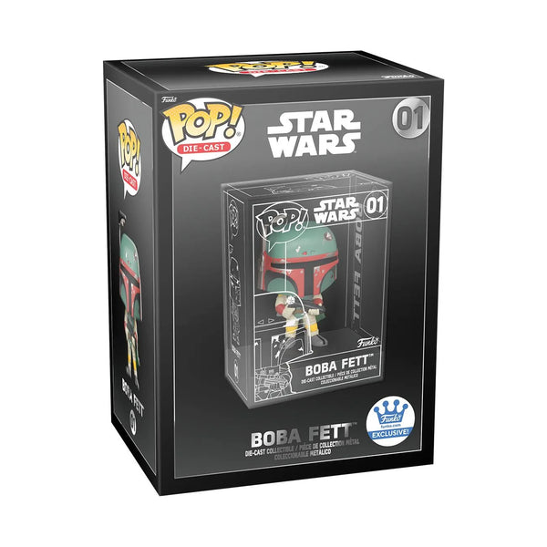 Star Wars Boba Fett Die-Cast Pop! - Funko Shop Exclusive