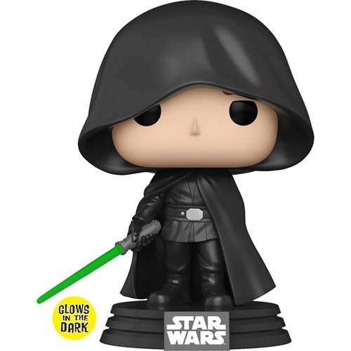 Star Wars: The Mandalorian Luke Skywalker GID Pop! Vinyl Figure - Entertainment Earth Exclusive